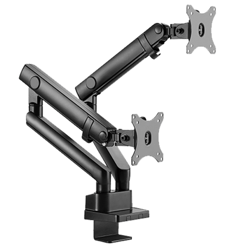 Twisted Minds Dual Slim Pole Mounted Spring Assisted Monitor Arm TM-20-C012P