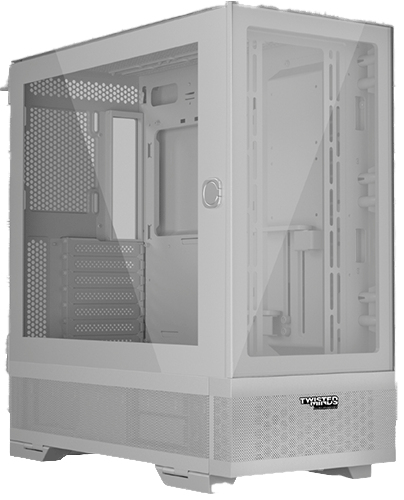Twisted Minds TM-X5-W Minimalist -04 Mid Tower Gaming Case - White