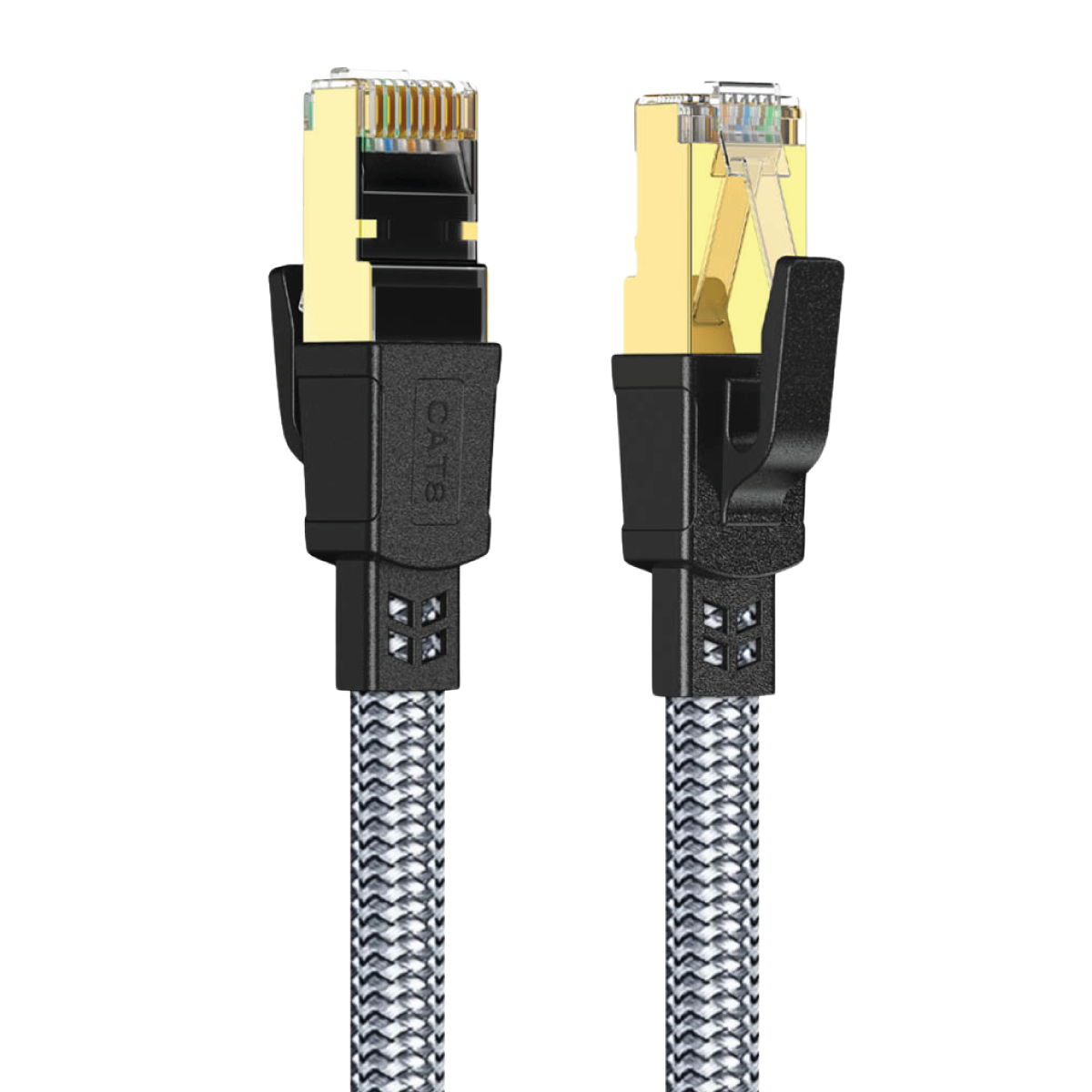 Twisted Minds Flat Braided Network Cable Cable 10M - TM-CAT8-10M