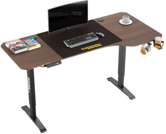 Twisted Minds T Shaped Gaming Desk Electric-height adjustable - Right TM-T-9085-R